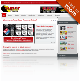 Die SuperSavers Augusta :: A website focused on providing valuable coupons for people to use in the Augusta, Georgia area